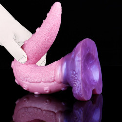 Anal Predator Gode Pinky Tentacle 25 x 5.5cm Rose-Violet
